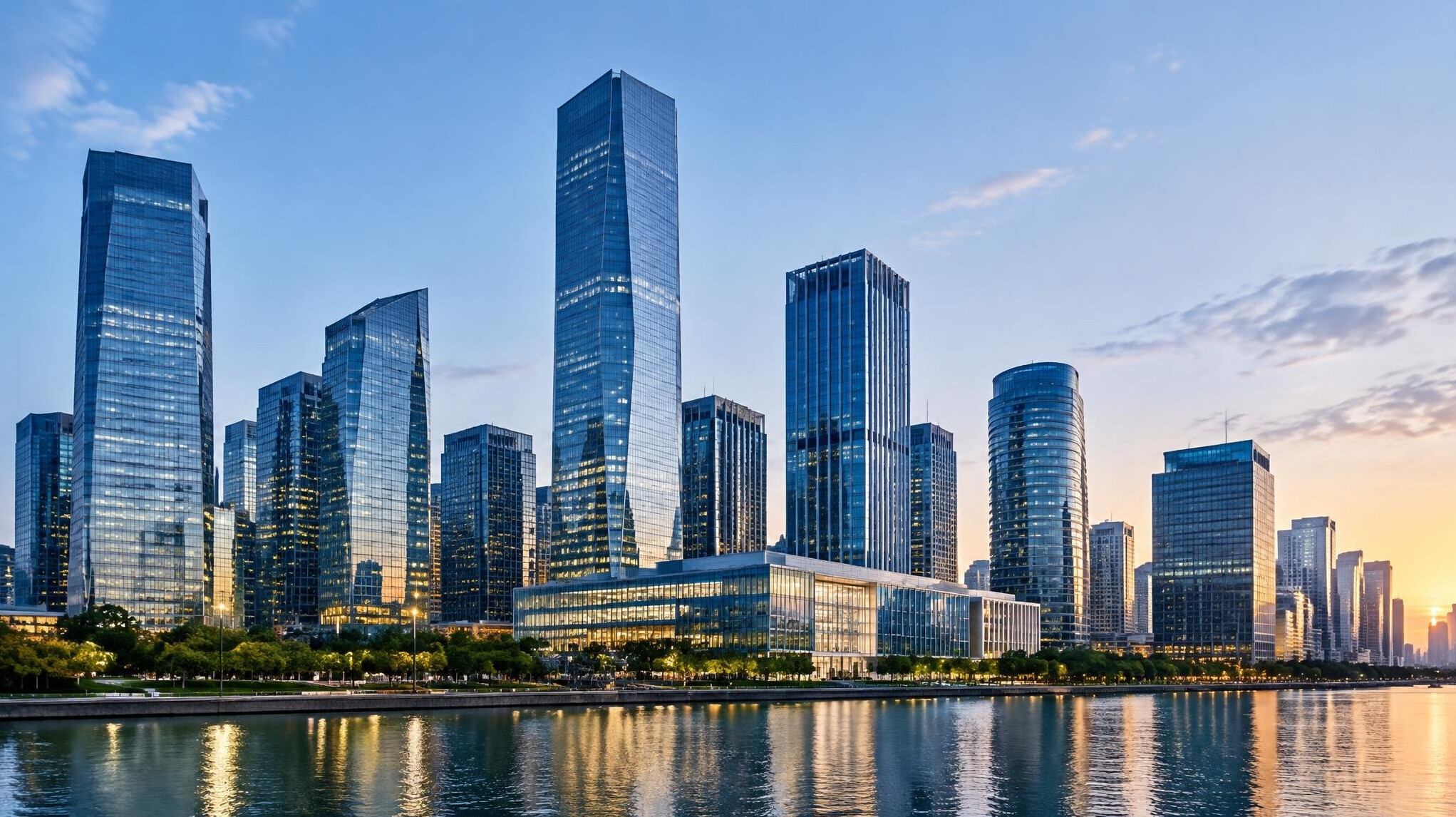 modern city skyline
