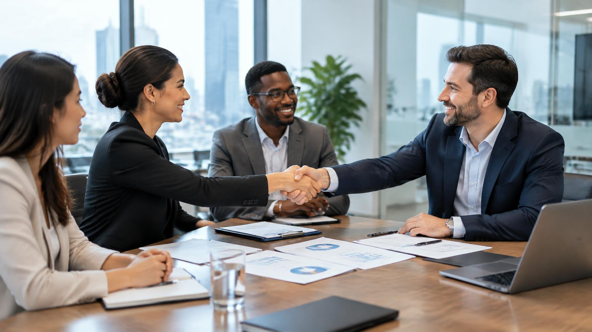 business team meeting transparency