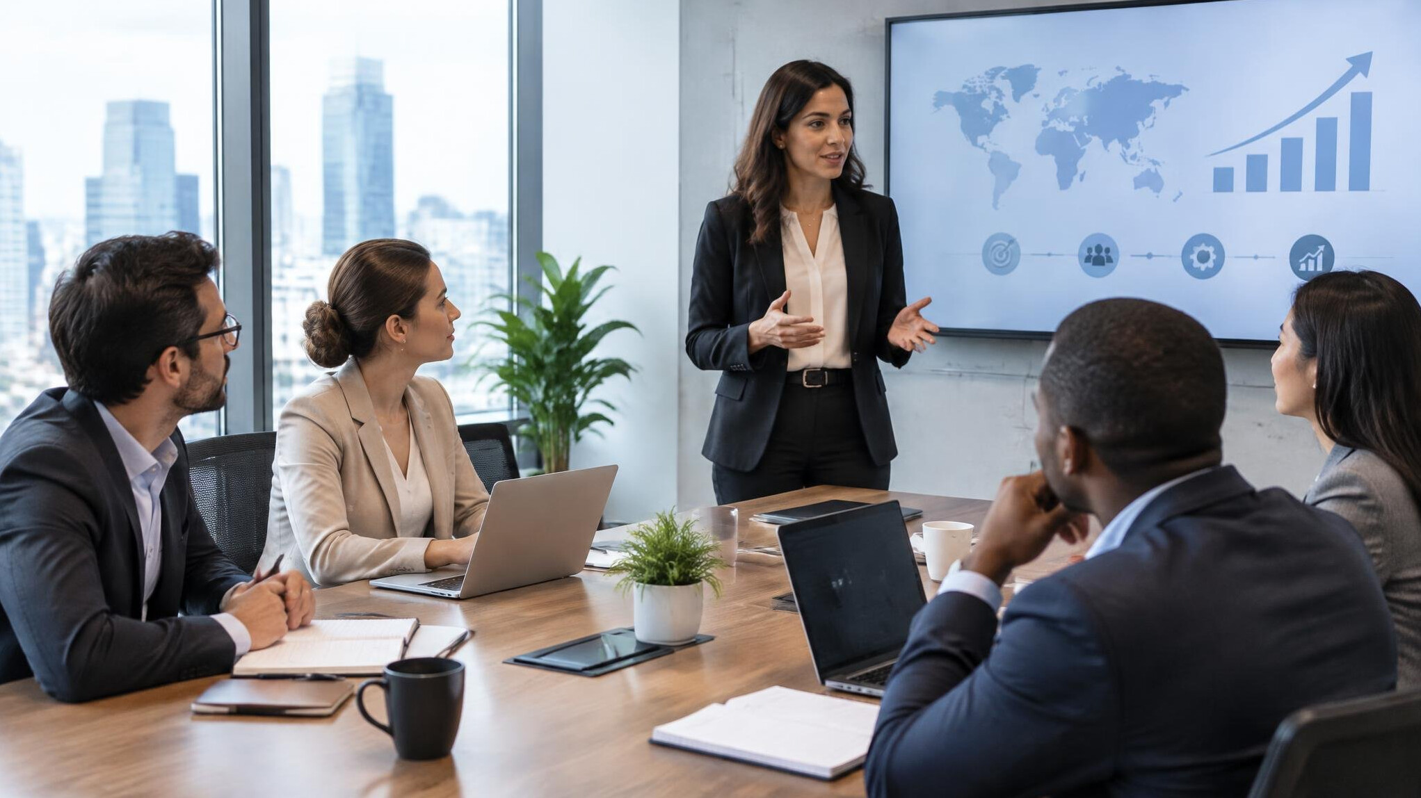 business team discussion