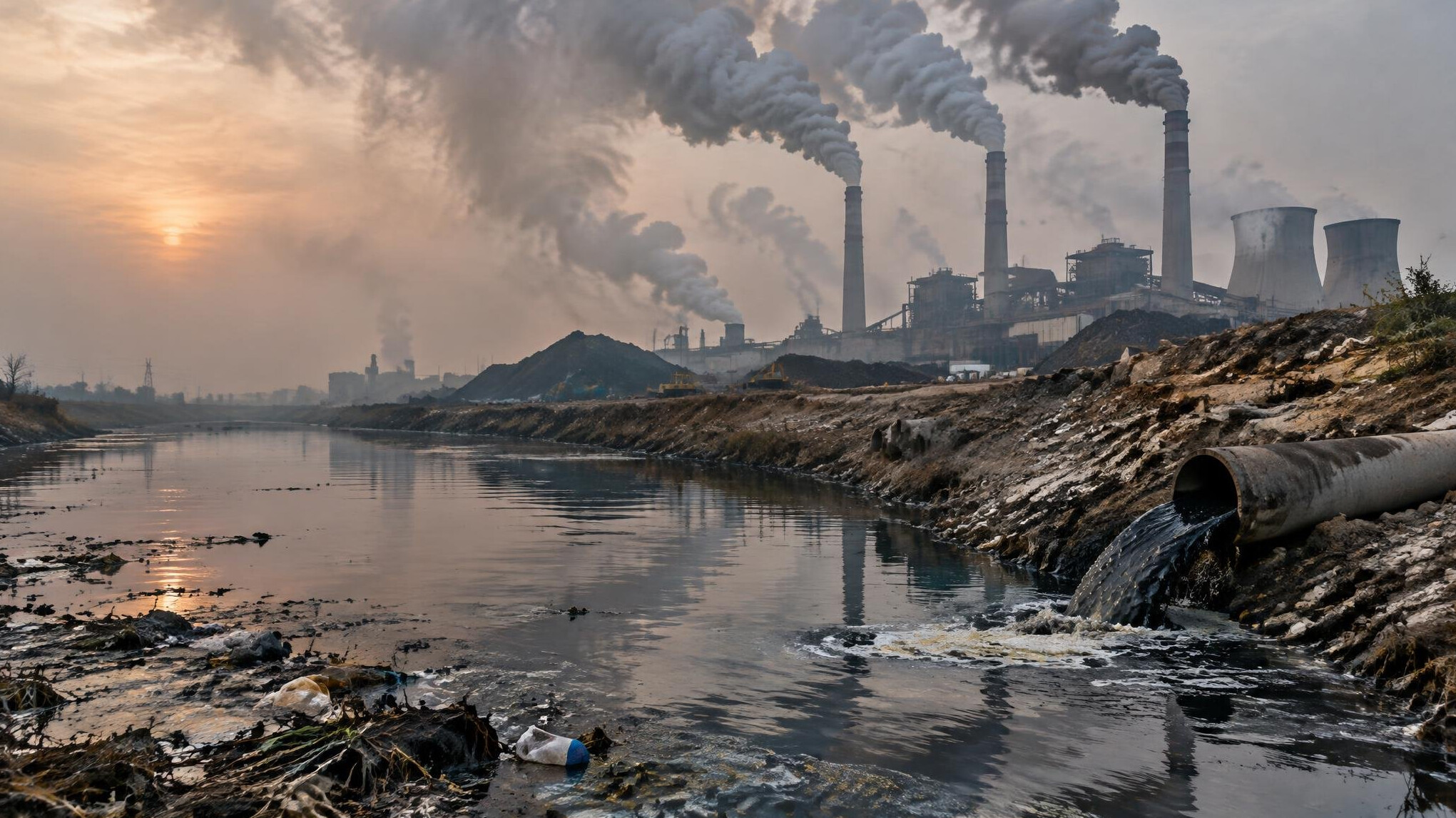 factory pollution smoke